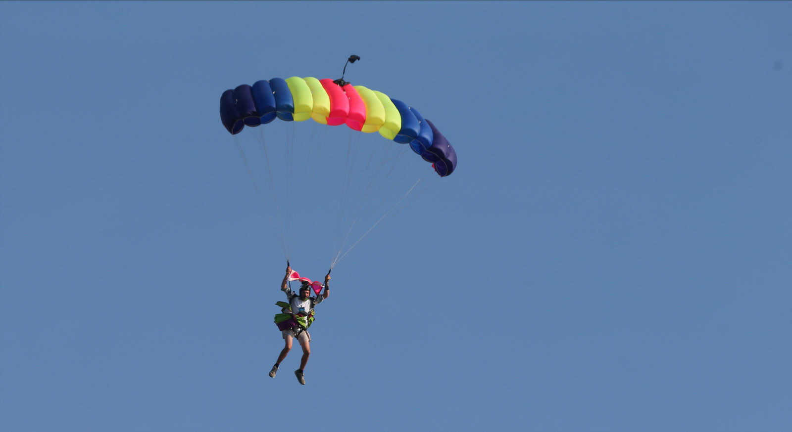In the air